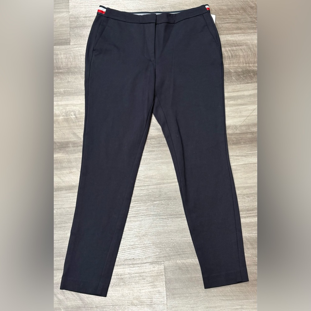 Tommy Hilfiger Navy Stretch‎ Ponte Slim Pants | Size 4